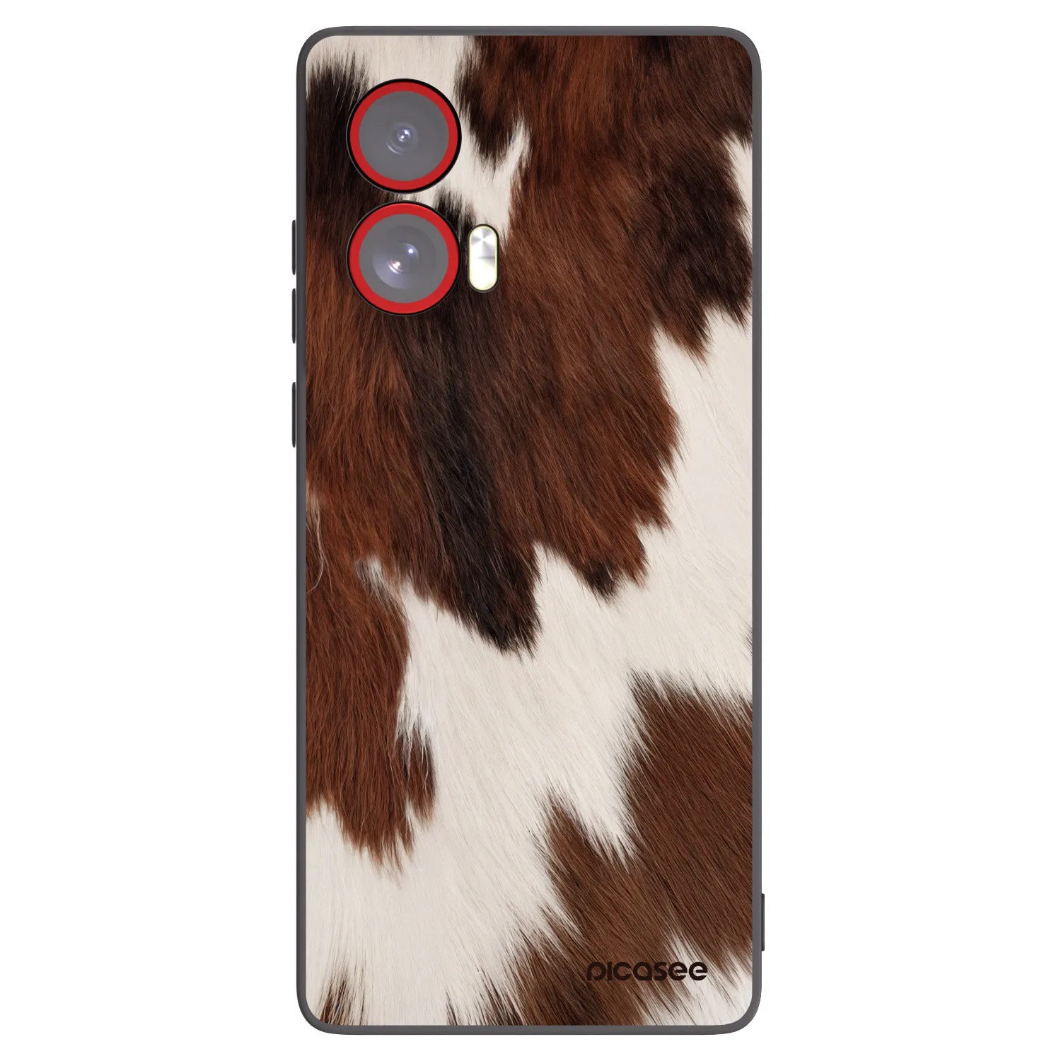 Picasee silikonový černý obal pro Motorola Edge 50 Fusion - Rustica