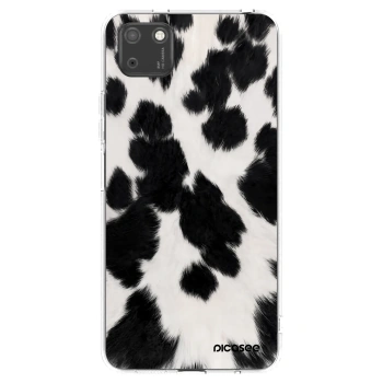 Picasee silikonový průhledný obal pro Huawei Y5P - Black Moo