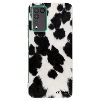 Picasee silikonový průhledný obal pro Honor 10X Lite - Black Moo