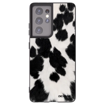 Picasee silikonový černý obal pro Samsung Galaxy S21 Ultra 5G G998B - Black Moo