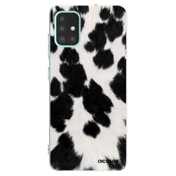 Picasee silikonový průhledný obal pro Samsung Galaxy M31s - Black Moo
