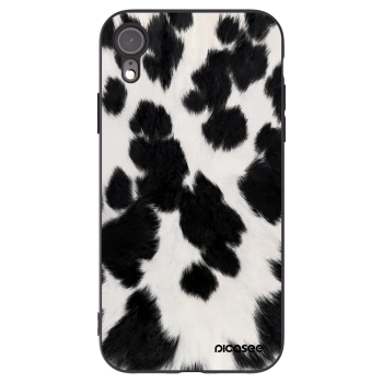 Picasee silikonový černý obal pro Apple iPhone XR - Black Moo