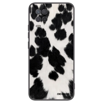 Picasee silikonový černý obal pro Realme 8 5G - Black Moo