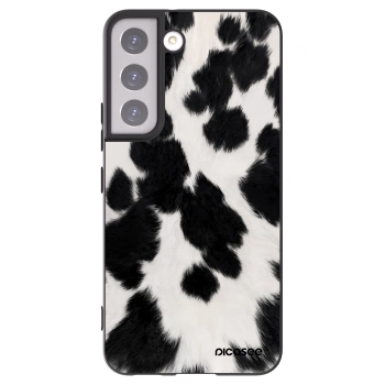 Picasee silikonový černý obal pro Samsung Galaxy S22 5G - Black Moo