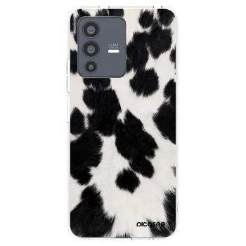 Picasee silikonový průhledný obal pro Vivo V23 5G - Black Moo