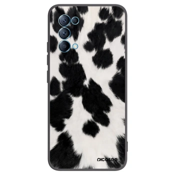 Picasee silikonový černý obal pro OPPO Reno 5 5G - Black Moo