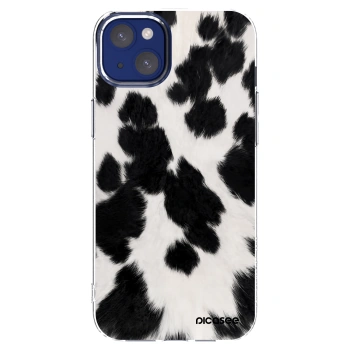 Picasee silikonový průhledný obal pro Apple iPhone 14 Plus - Black Moo