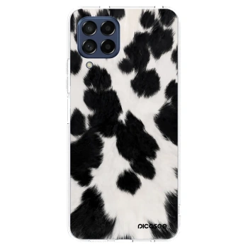Picasee silikonový průhledný obal pro Samsung Galaxy M53 5G - Black Moo