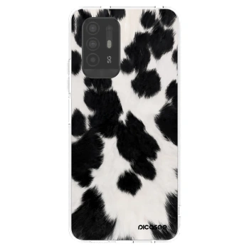 Picasee silikonový průhledný obal pro OPPO A94 5G - Black Moo