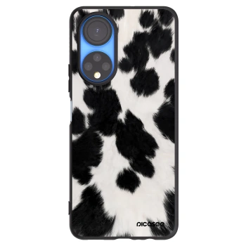 Picasee silikonový černý obal pro Honor X7 - Black Moo