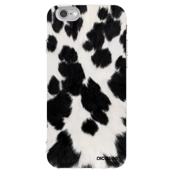 Picasee silikonový průhledný obal pro Apple iPhone 6/6S - Black Moo
