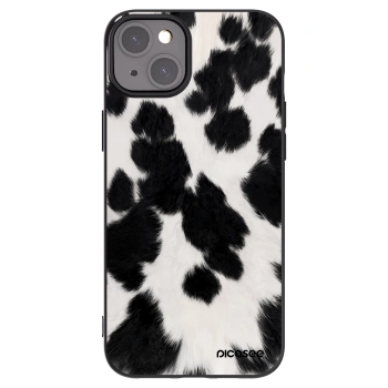 Picasee silikonový černý obal pro Apple iPhone 15 Plus - Black Moo