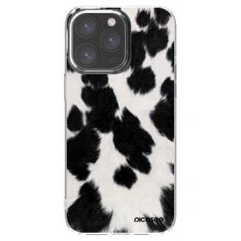 Picasee silikonový průhledný obal pro Apple iPhone 15 Pro Max - Black Moo