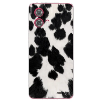 Picasee silikonový průhledný obal pro Motorola Moto G84 5G - Black Moo