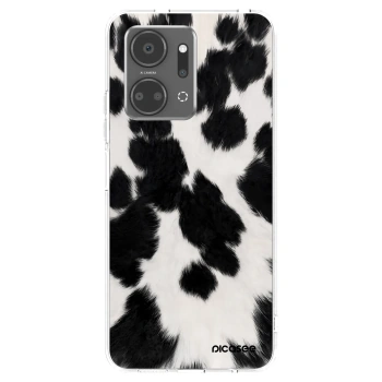 Picasee silikonový průhledný obal pro Honor X7a - Black Moo