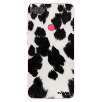 Picasee silikonový průhledný obal pro Xiaomi Mi 8 Lite - Black Moo