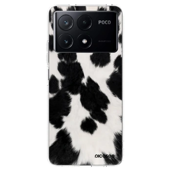 Picasee silikonový průhledný obal pro Xiaomi Poco X6 Pro - Black Moo