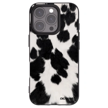 Picasee silikonový černý obal pro Apple iPhone 16 Pro - Black Moo