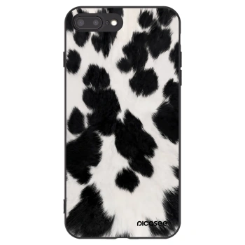Picasee silikonový černý obal pro Apple iPhone 7 Plus - Black Moo