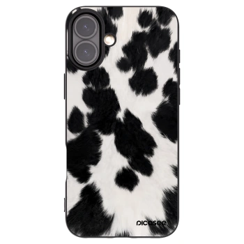 Picasee silikonový černý obal pro Apple iPhone 16 Plus - Black Moo