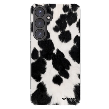 Picasee silikonový průhledný obal pro Samsung Galaxy S24 FE S721B - Black Moo