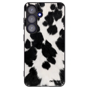 Picasee silikonový černý obal pro Samsung Galaxy S25 5G - Black Moo