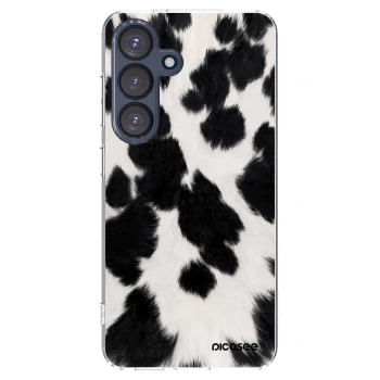 Picasee silikonový průhledný obal pro Samsung Galaxy S25 5G - Black Moo