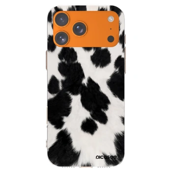 Picasee silikonový průhledný obal pro Apple iPhone 17 Pro Max - Black Moo