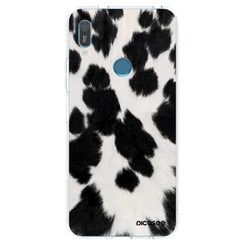 Picasee silikonový průhledný obal pro Huawei Y6 2019 - Black Moo