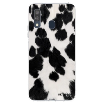 Picasee silikonový průhledný obal pro Samsung Galaxy A40 A405F - Black Moo