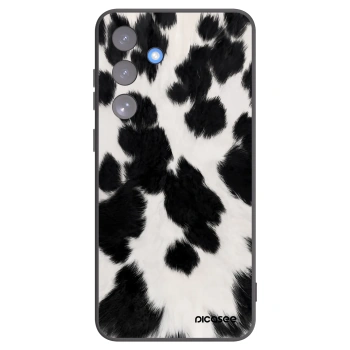 Picasee silikonový černý obal pro Samsung Galaxy S25 FE 5G - Black Moo