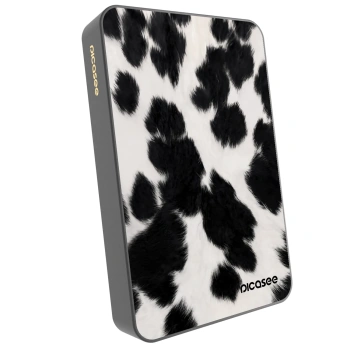 Picasee Powerbanka s MagSafe 10 000 mAh Šedá - Black Moo