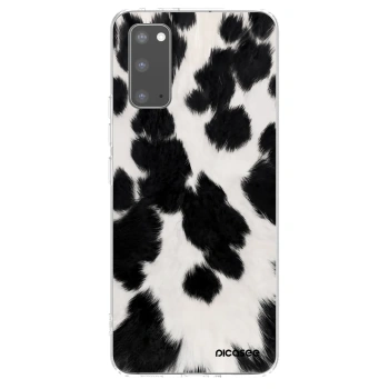 Picasee silikonový průhledný obal pro Samsung Galaxy S20 G980F - Black Moo