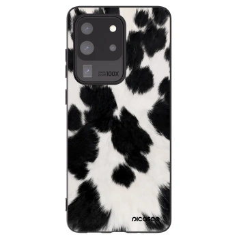 Picasee silikonový černý obal pro Samsung Galaxy S20 Ultra 5G G988F - Black Moo