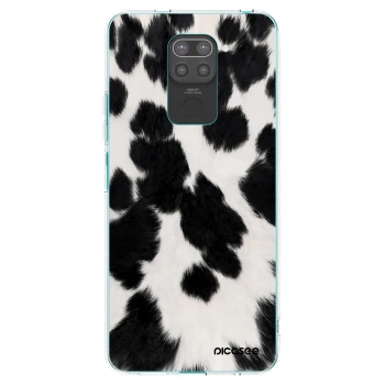 Picasee silikonový černý obal pro Xiaomi Redmi Note 9 - Black Moo