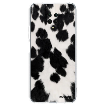 Picasee silikonový průhledný obal pro Xiaomi Redmi Note 9S - Black Moo