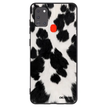 Picasee silikonový černý obal pro Samsung Galaxy A21s - Black Moo