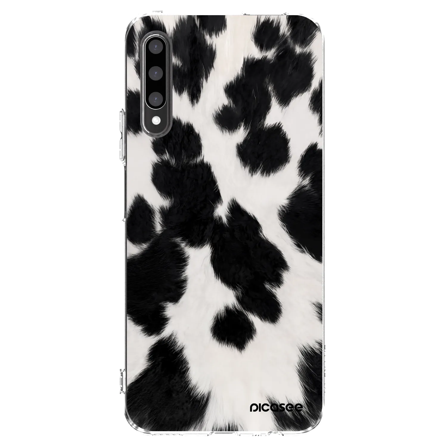 Picasee silikonový průhledný obal pro Honor 9X Pro - Black Moo