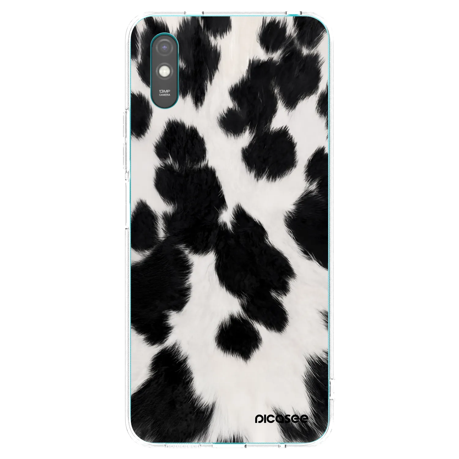 Picasee silikonový průhledný obal pro Xiaomi Redmi 9A - Black Moo