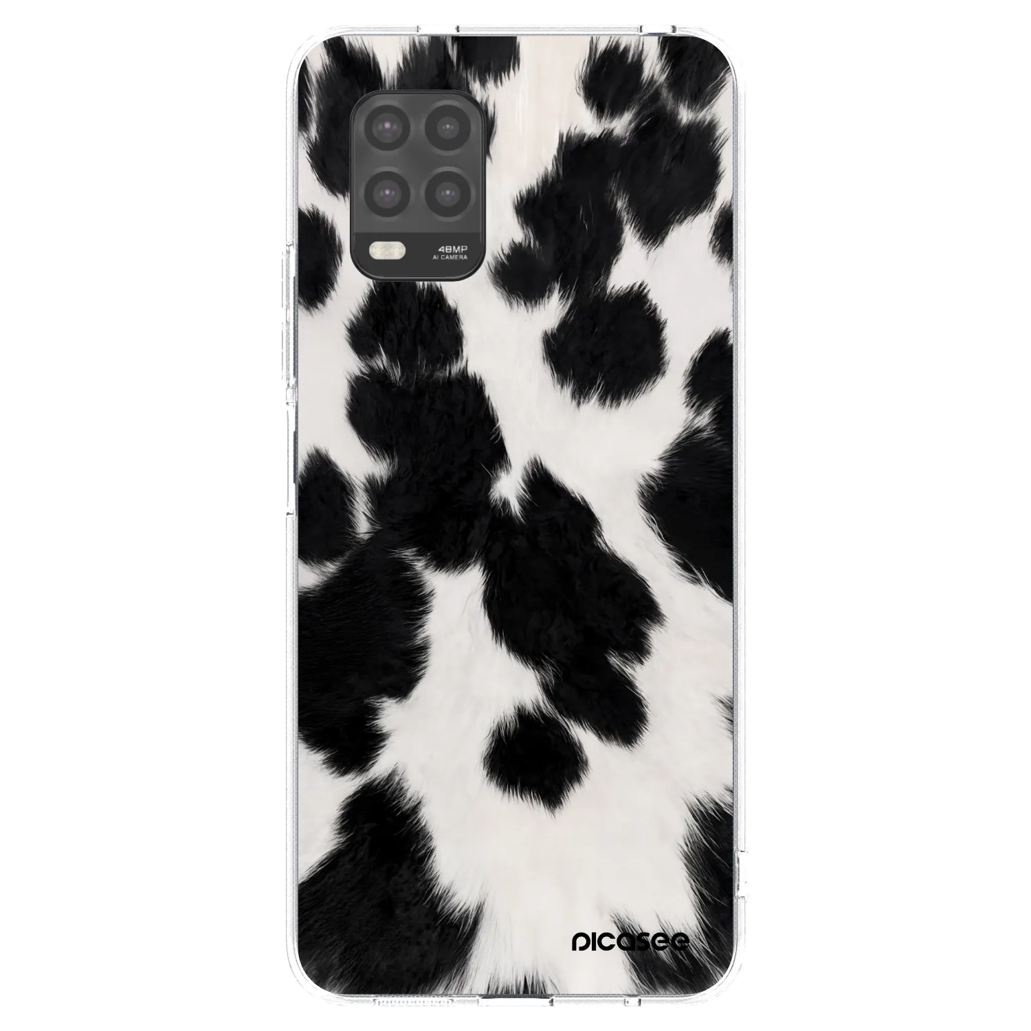 Picasee silikonový průhledný obal pro Xiaomi Mi 10 Lite - Black Moo