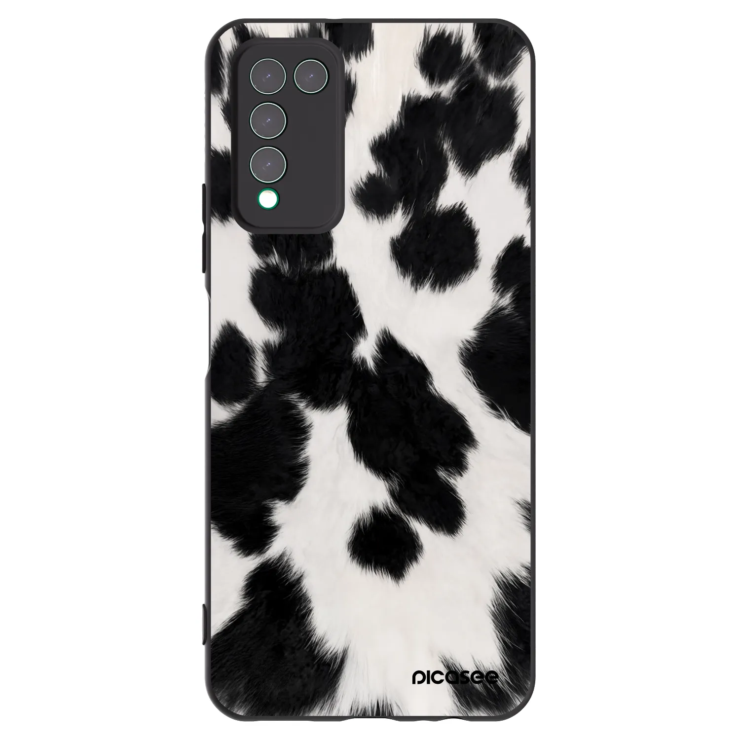 Picasee silikonový černý obal pro Honor 10X Lite - Black Moo