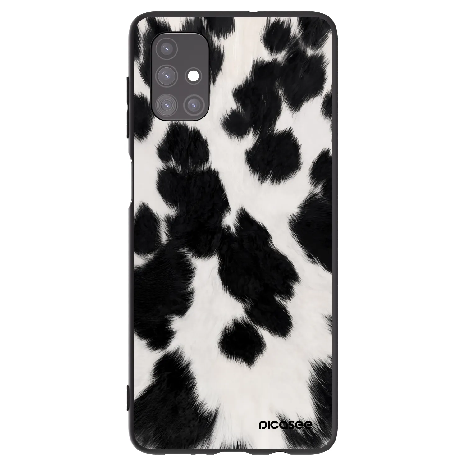 Picasee silikonový černý obal pro Samsung Galaxy M51 M515F - Black Moo