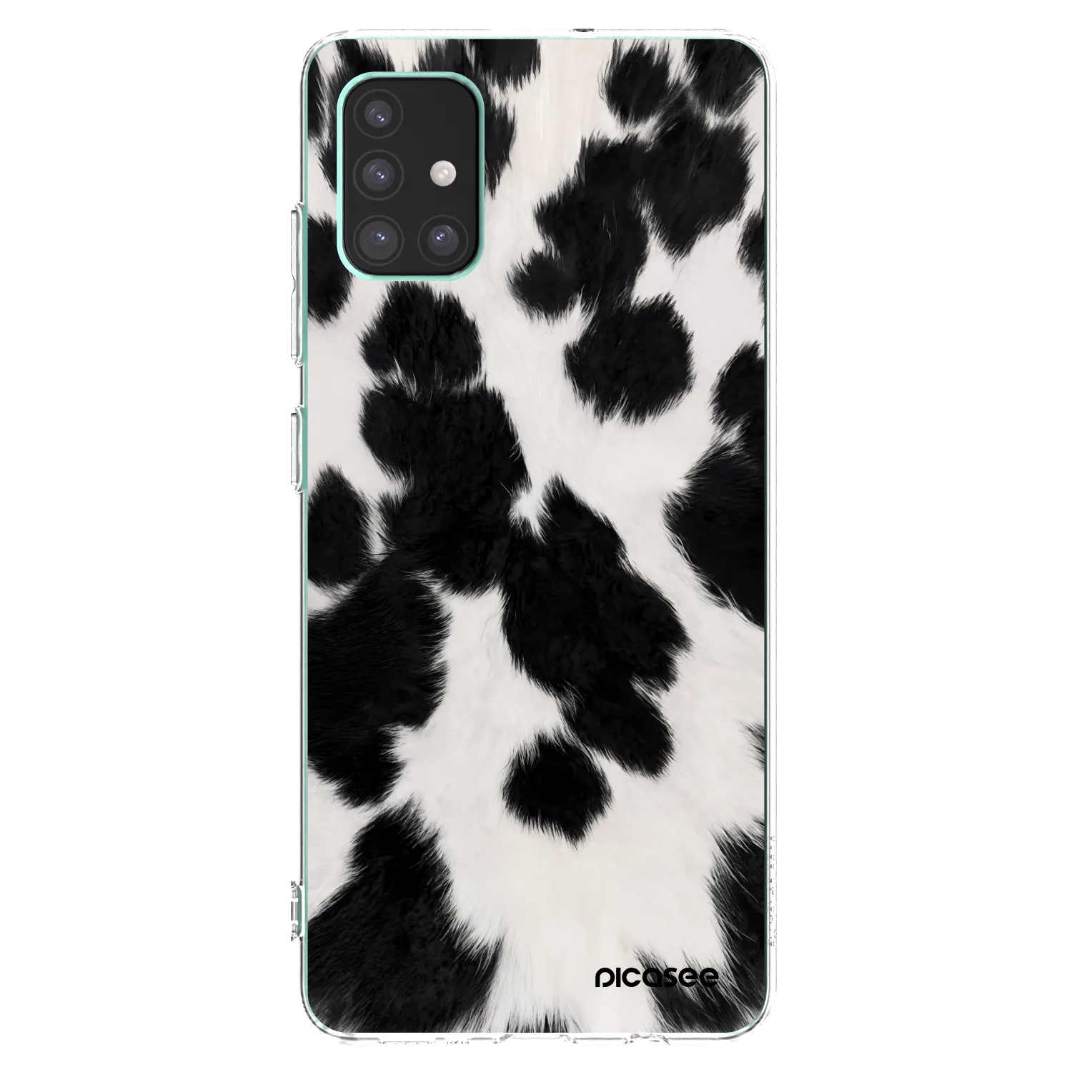 Picasee silikonový průhledný obal pro Samsung Galaxy M51 M515F - Black Moo