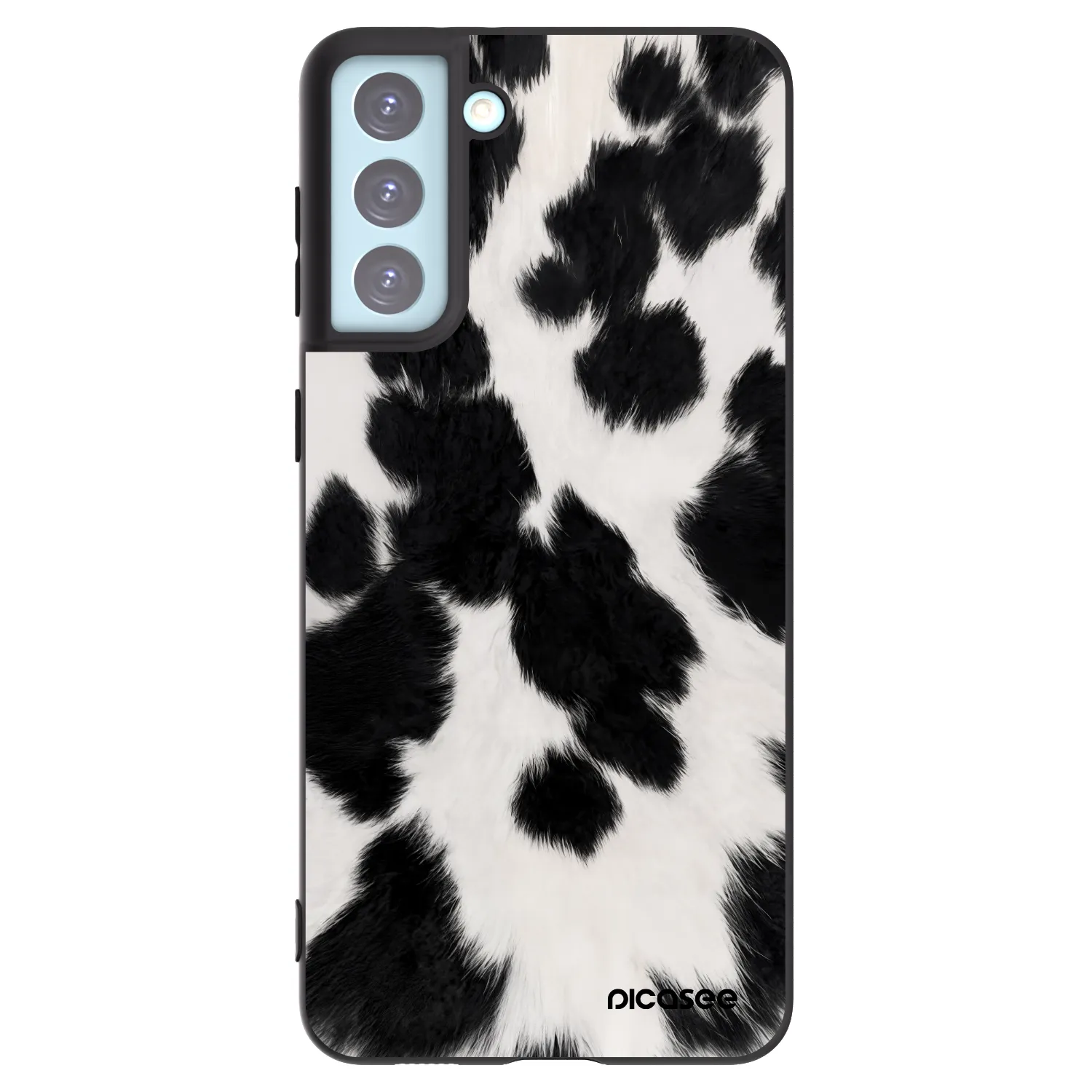 Picasee silikonový černý obal pro Samsung Galaxy S21+ 5G G996F - Black Moo