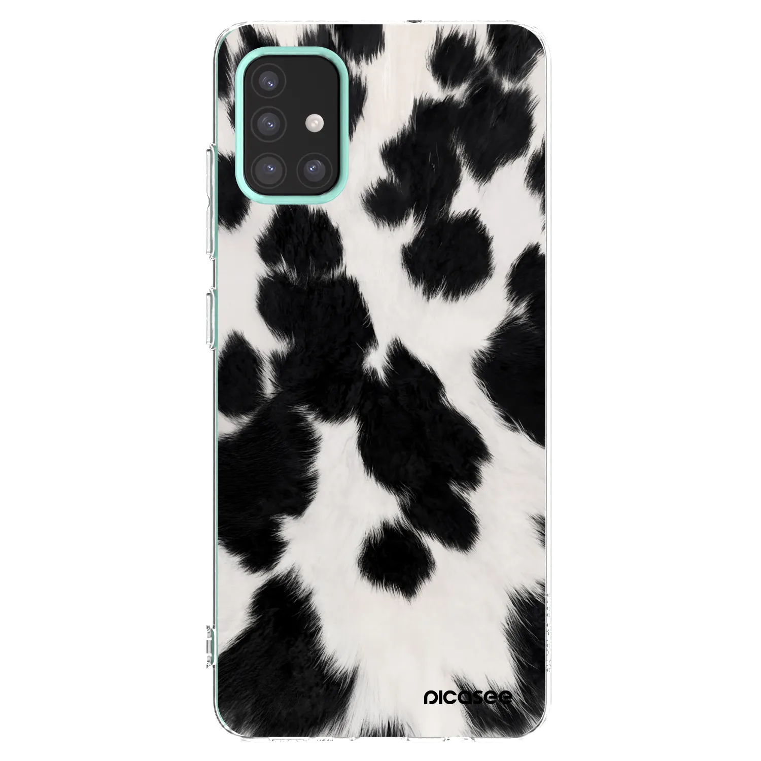 Picasee silikonový průhledný obal pro Samsung Galaxy M31s - Black Moo