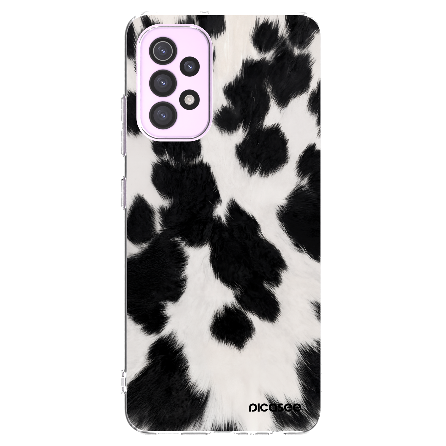Picasee silikonový průhledný obal pro Samsung Galaxy A32 5G A326B - Black Moo