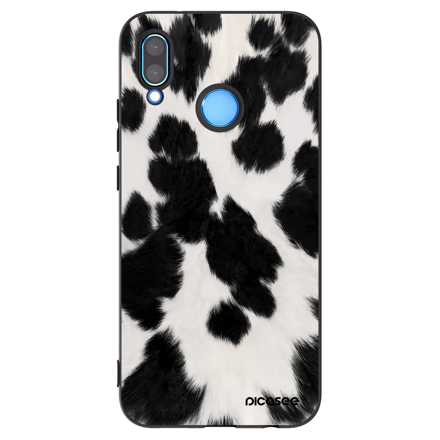 Picasee silikonový černý obal pro Huawei P20 Lite - Black Moo
