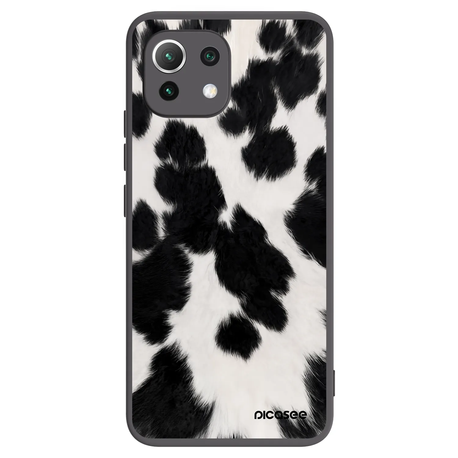 Picasee silikonový černý obal pro Xiaomi Mi 11 Lite - Black Moo