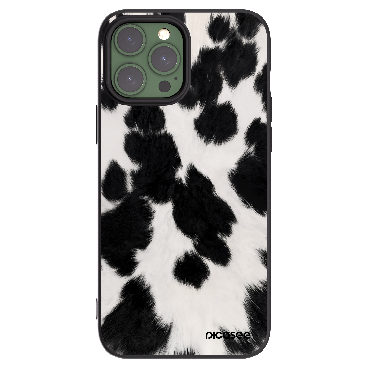Picasee silikonový černý obal pro Apple iPhone 13 Pro Max - Black Moo