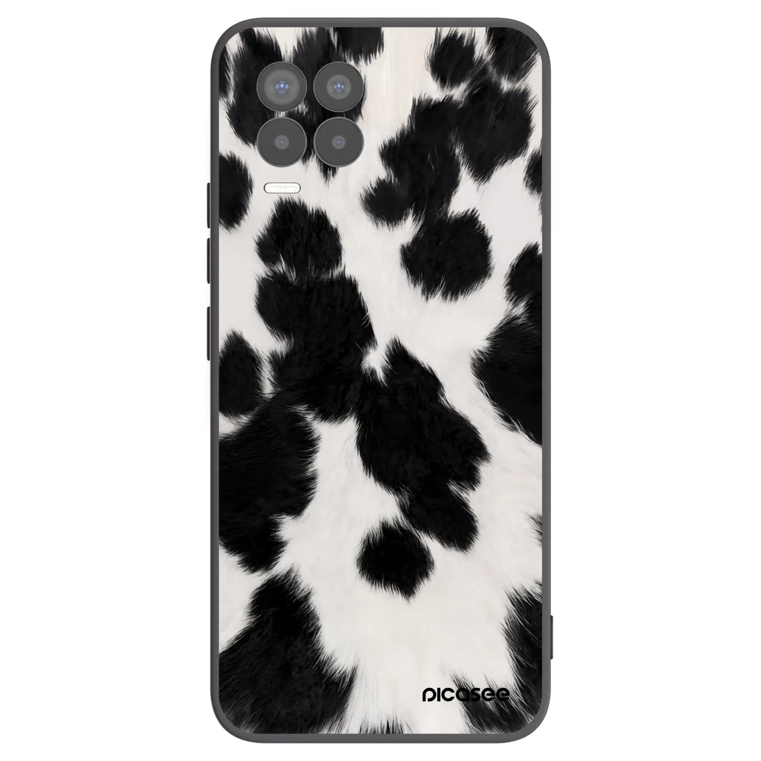 Picasee silikonový černý obal pro Realme 8 Pro - Black Moo